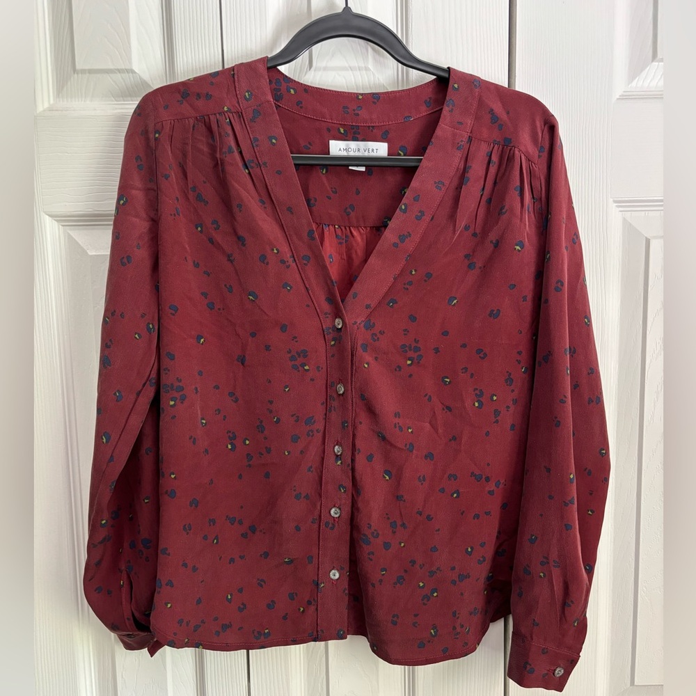 Amour Vert Silk blouse